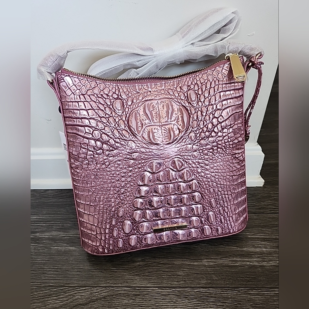 Nwt Brahmin Katie Mulberry Potion Melbourne bag - Picture 5 of 12